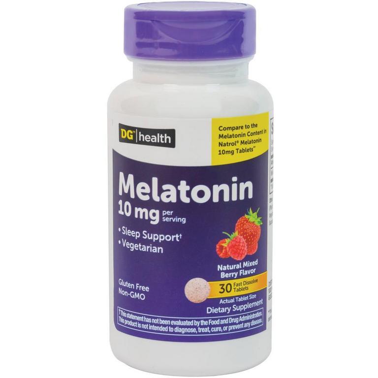 Save $1 on Any DG Health Melatonin/