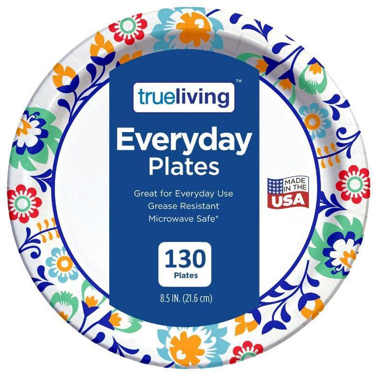Save $1 on True Living Foam Plates 130ct/