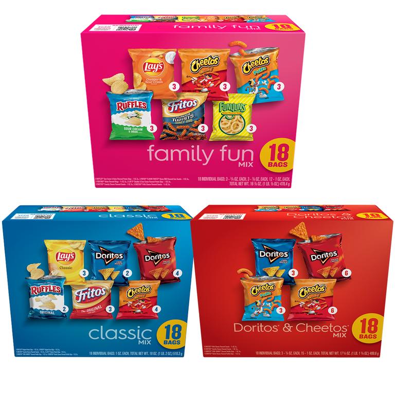 When you buy ONE (1) Frito Lay Multipack 18ct/