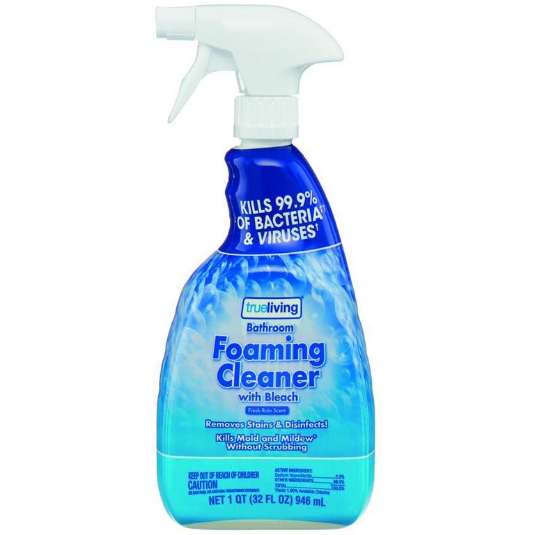 Save $1 on True Living Cleaner Lemon, with Bleach Original, Fresh Scent or Lavendar Scent or Bathroom Foamer 32 oz.