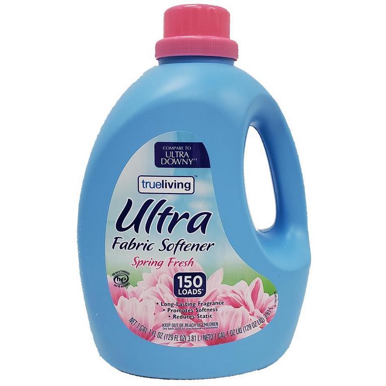 Save $3 when you spend $10 on True Living Fabric Softener 48-150 Load/41-129 oz. or Carpet Spot Remover, Wrinkle Releaser or Stain Remover 32 oz.