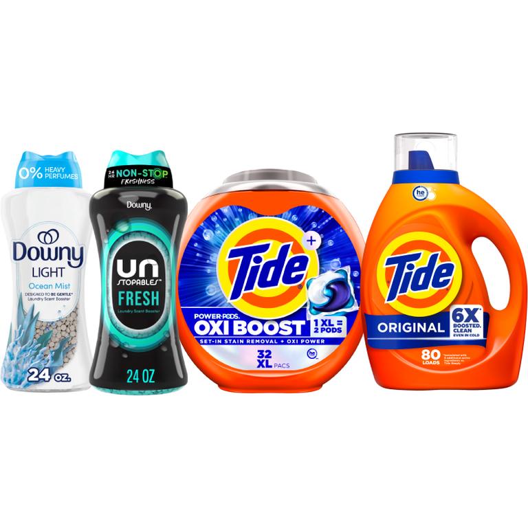 ONE Tide Power Pods 32 ct., or Liquid Laundry Detergent 65-80 Load/92-100 oz., or Downy Beads 24oz. Reg. $15.95/