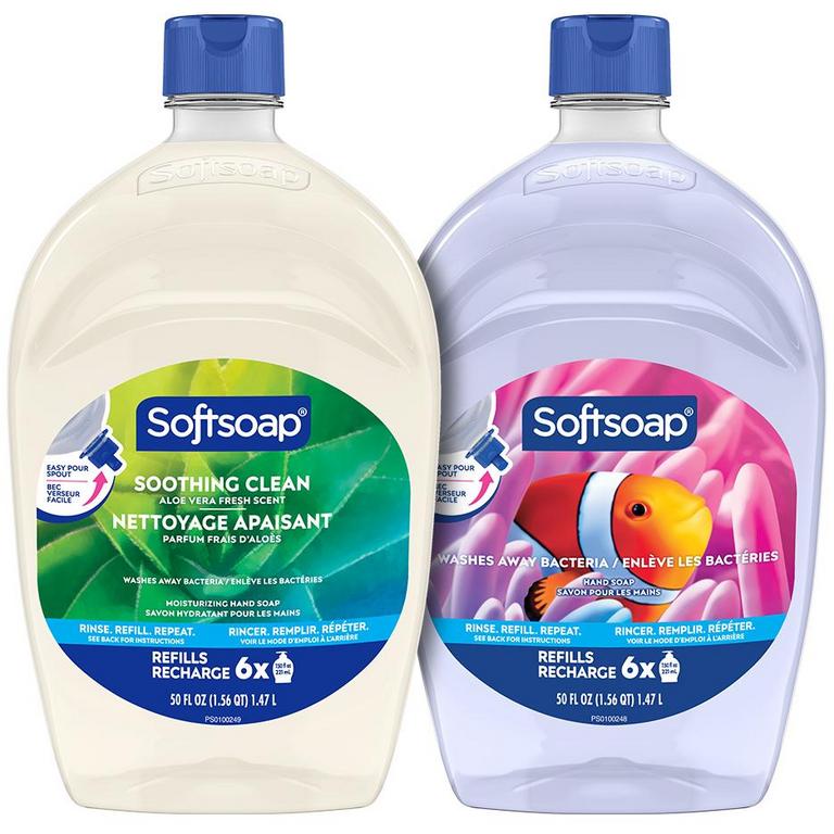 On any ONE (1) Softsoap Liquid Hand Soap Refill (50oz ONLY)/