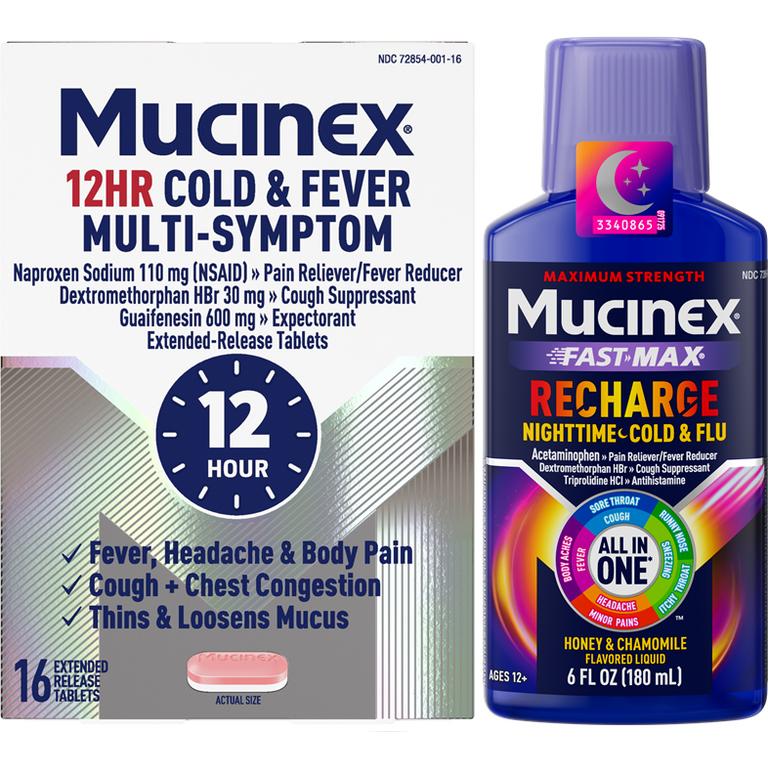 Buy Mucinex Fast-Max Cold & Flu All-in-One Maximum Strength Liquid