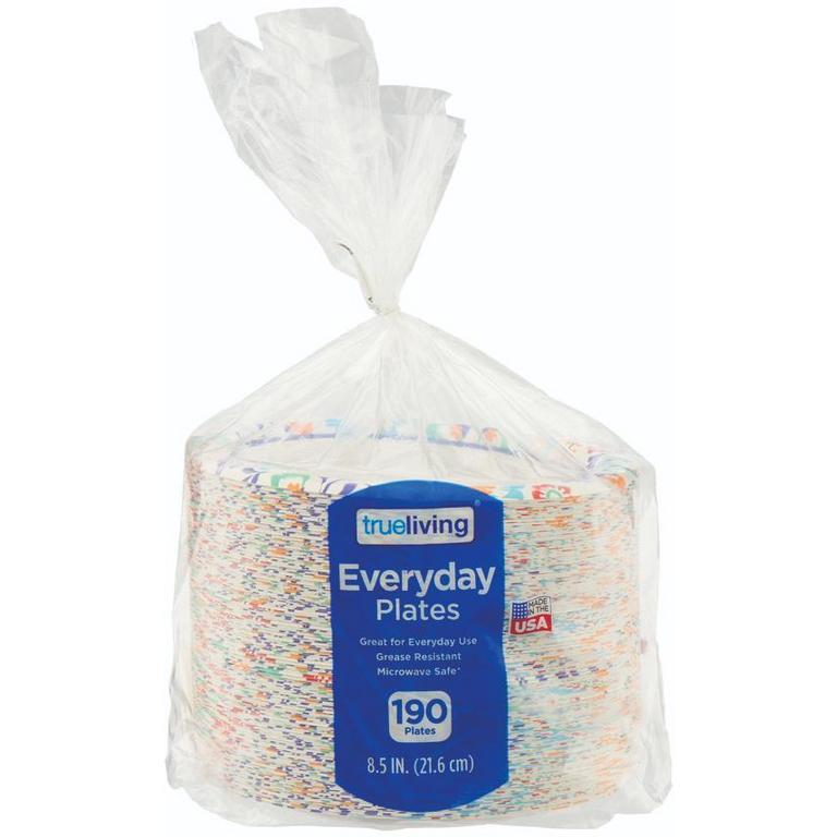 Save $1 on true Living Everyday Plates 10in/120ct, 8.5in.190ct or Ultra Plates 10in/100ct