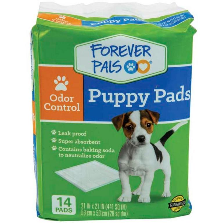Save $0.55 on Forever pals Puppy Pads Odor Control or XL 14ct