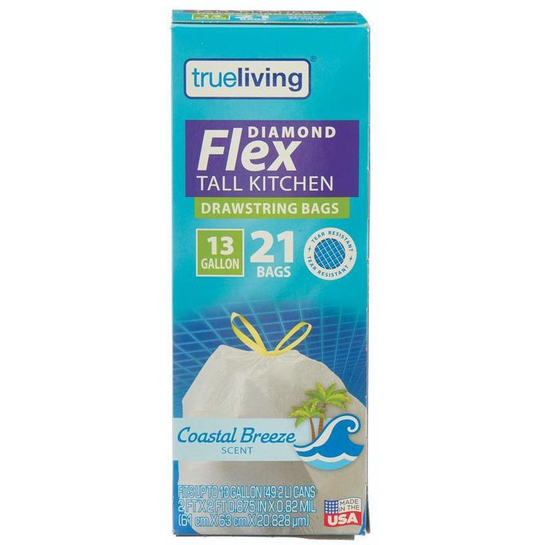 Save $1 on True Living Trash Bags 13-42g/14-25ct