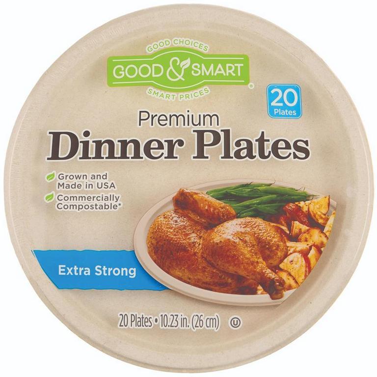 Save $1 on Good & Smart Premium Dinner Plates 10in./20ct., Bowls 16oz./26ct. or True Living Foam Plates 9in./130ct.