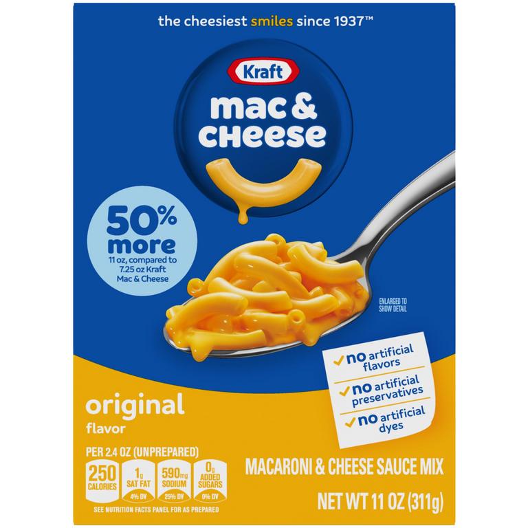 Buy TWO (2) KRAFT Mac & Cheese 11. Oz, Get ONE (1) KRAFT Mac & Cheese 11 Oz FREE/