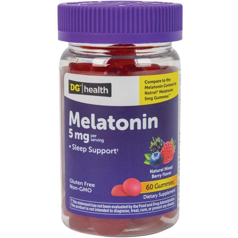 Save $1 on DG Health or Rexall Melatonin 1-12mg 30-120ct