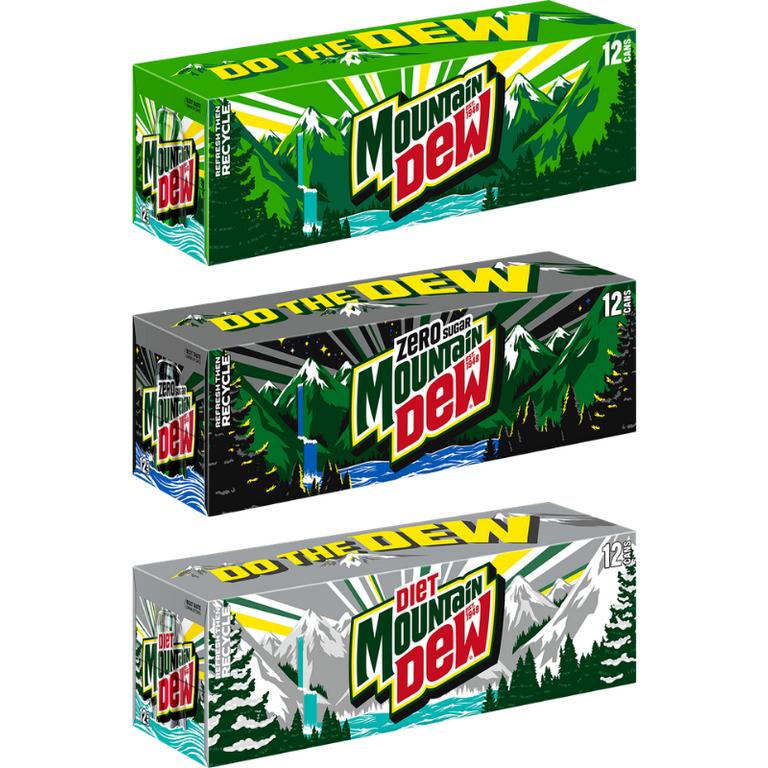 ANY TWO (2) PARTICIPATING MOUNTAIN DEW® 12 PACKS