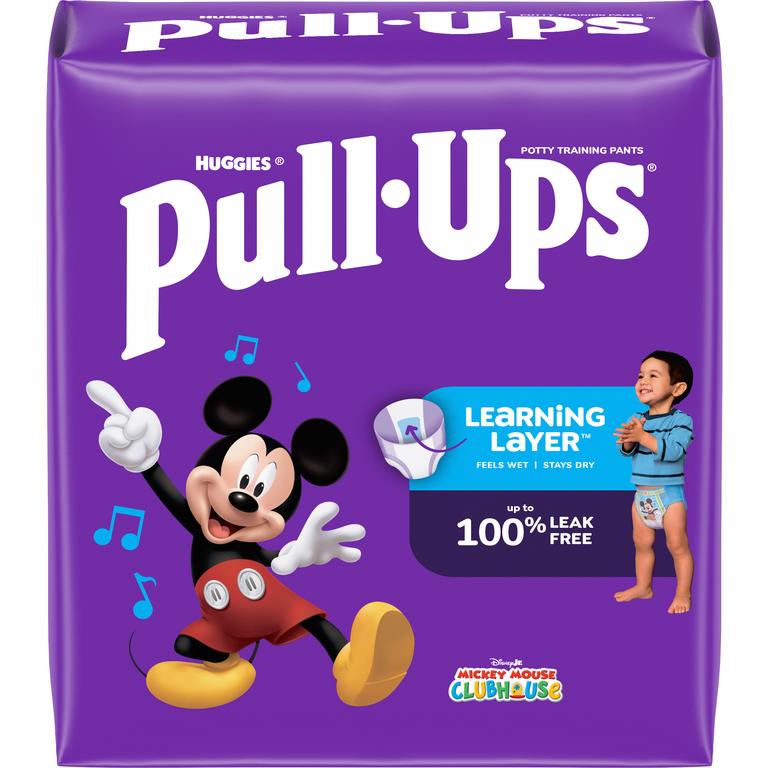 off TWO (2) packages of Pull-Ups® Training Pants, Night*Time™, or Pull-Ups® Skin Essentials® (13 ct. or higher. Not valid on Trial Packs)