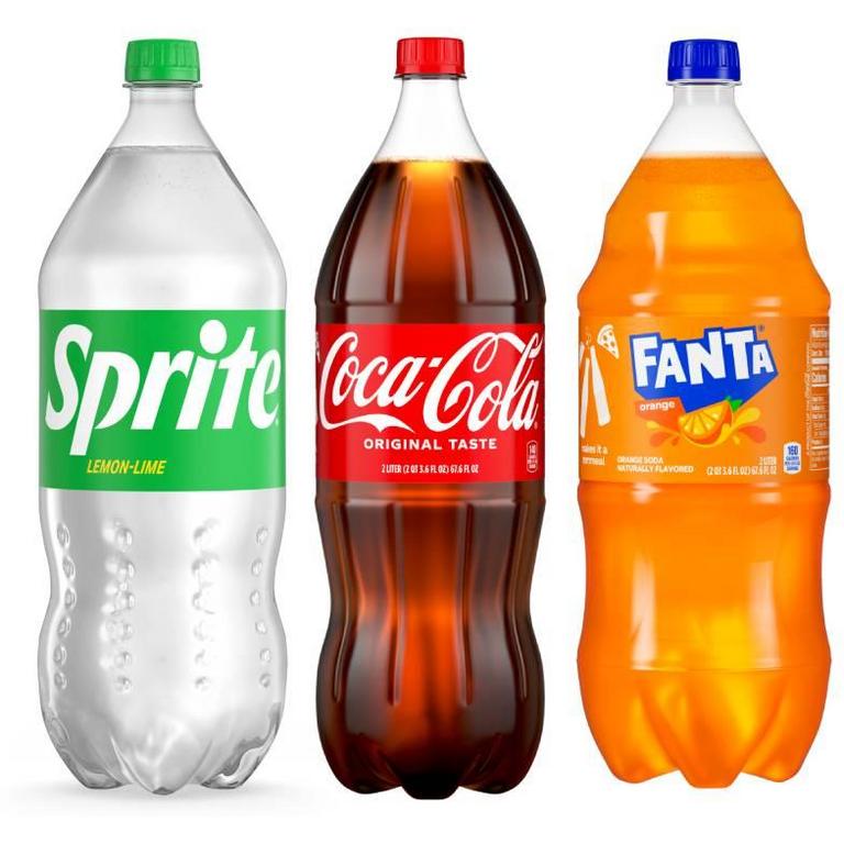 when you buy any TWO (2) Coca-Cola, Sprite, or Fanta 2L Bottles