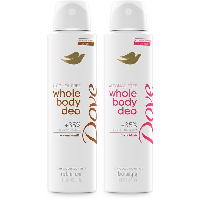 on Any ONE (1) Dove Whole Body Deodorant (excludes Trial & Travel and Dove Men+Care)
