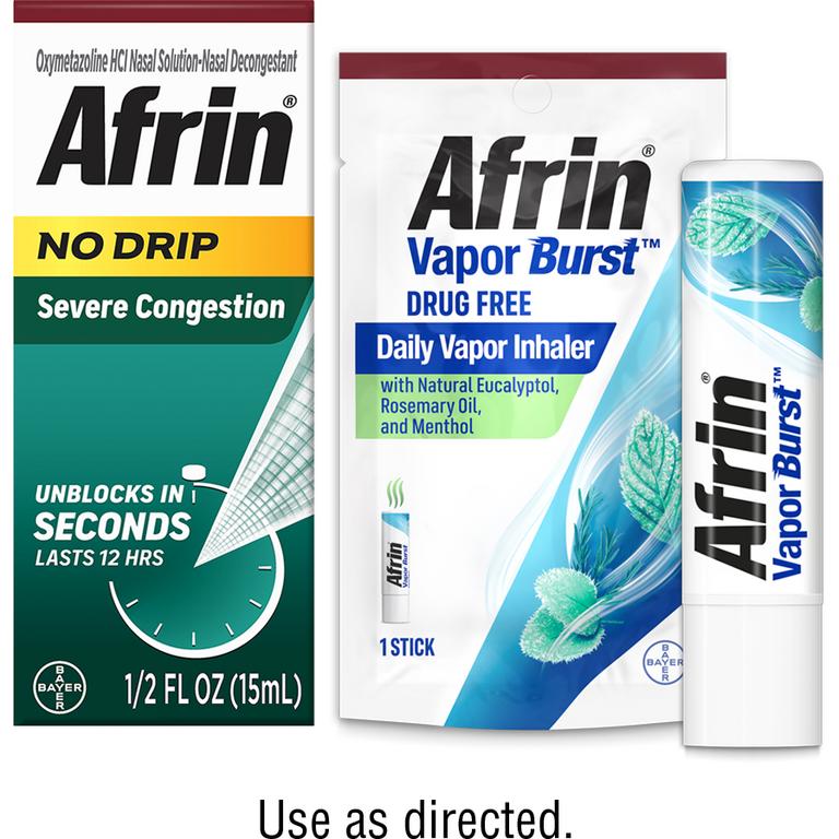 on any ONE (1) Afrin® 15ml, Daily Saline or Inhaler
