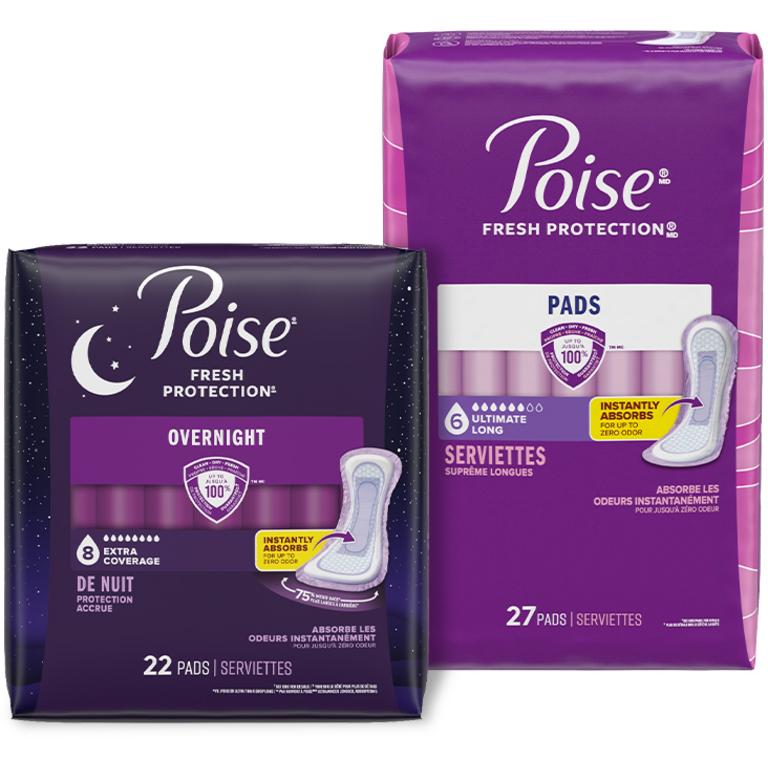 on ONE (1) Poise® product