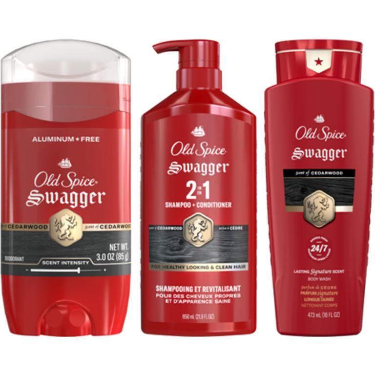 On ONE Old Spice Deodorant, Body Wash, OR Hair Care Product (excludes trial/travel size)/