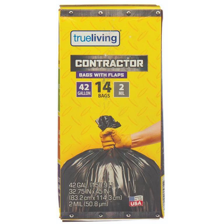 Save $1 on True Living Trash Bags 13g/21-23ct, 30g/14ct, 39g/11ct/