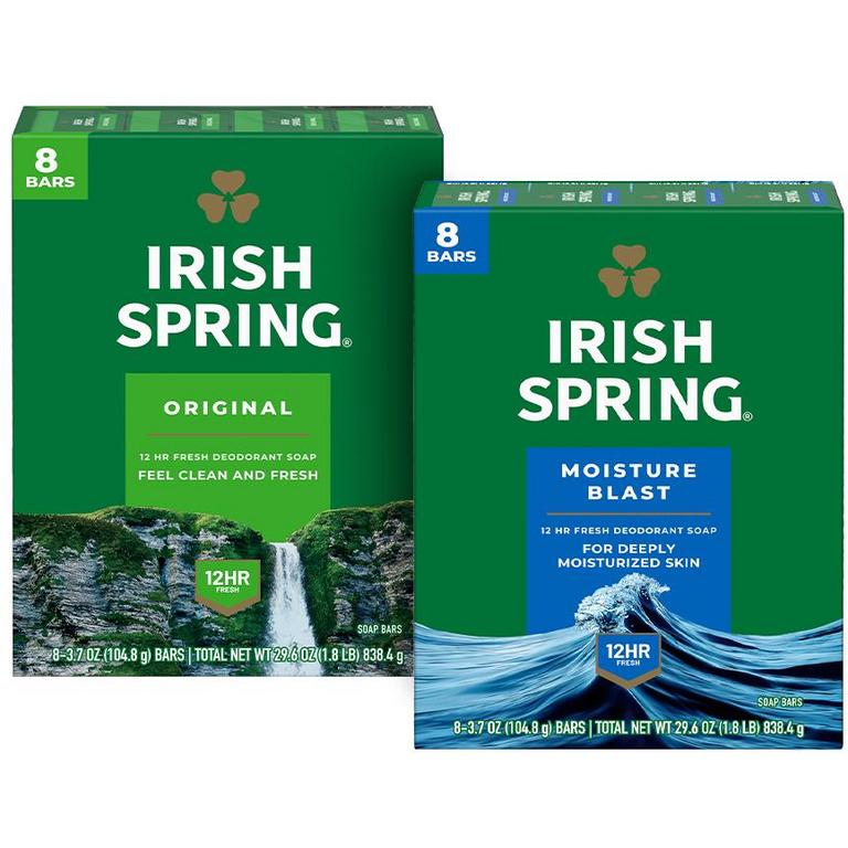 On any ONE (1) Irish Spring Bar Soap Multipack (6ct or larger)