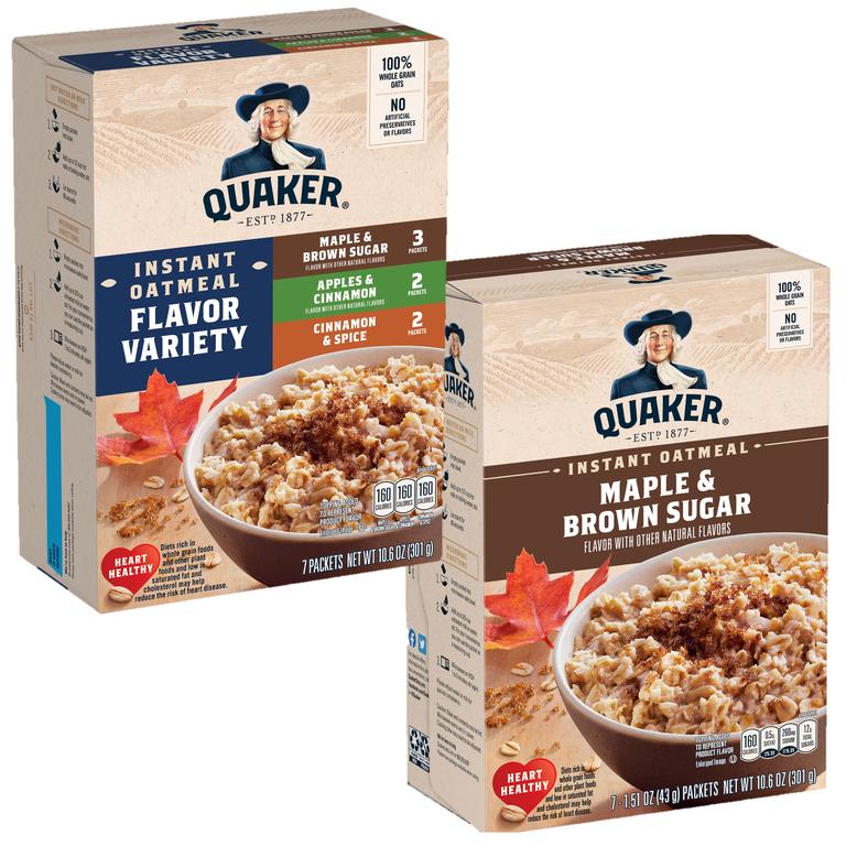 When You Buy TWO (2) Instant Quaker Oatmeal/
