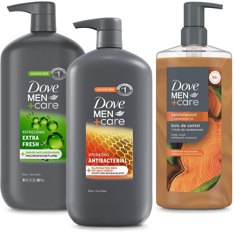 on select ONE (1) Dove Men+Care Body Wash 30oz or Plant Powered Body Wash 26oz (excludes items and sizes not listed)