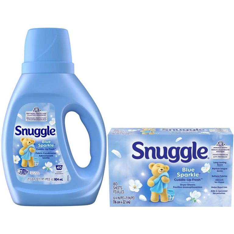 ONE (1) Snuggle Liquid (26.8-32oz), Sheets (70-80ct), or Shakes (11.5oz)/