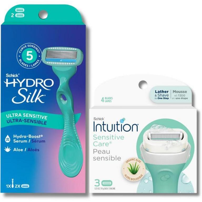 on ONE (1) Schick® Hydro Silk®, Intuition® or Quattro for Women® Razor or Refill or Schick Hydro Silk® Wax or Dermaplaning Wand or Refill (excl. Schick® Disposables)