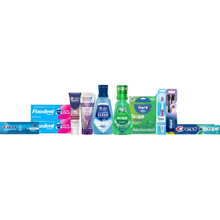 Spend $15 on Crest, Oral-B, Fixodent, or Scope, Save $5 on your next DG purchase/