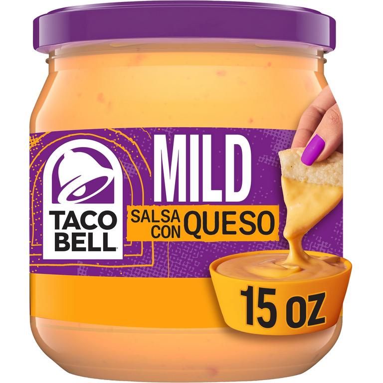 Buy ONE (1) Taco Bell Medium or Mild Salsa Con Queso, Get ONE (1) 50% OFF