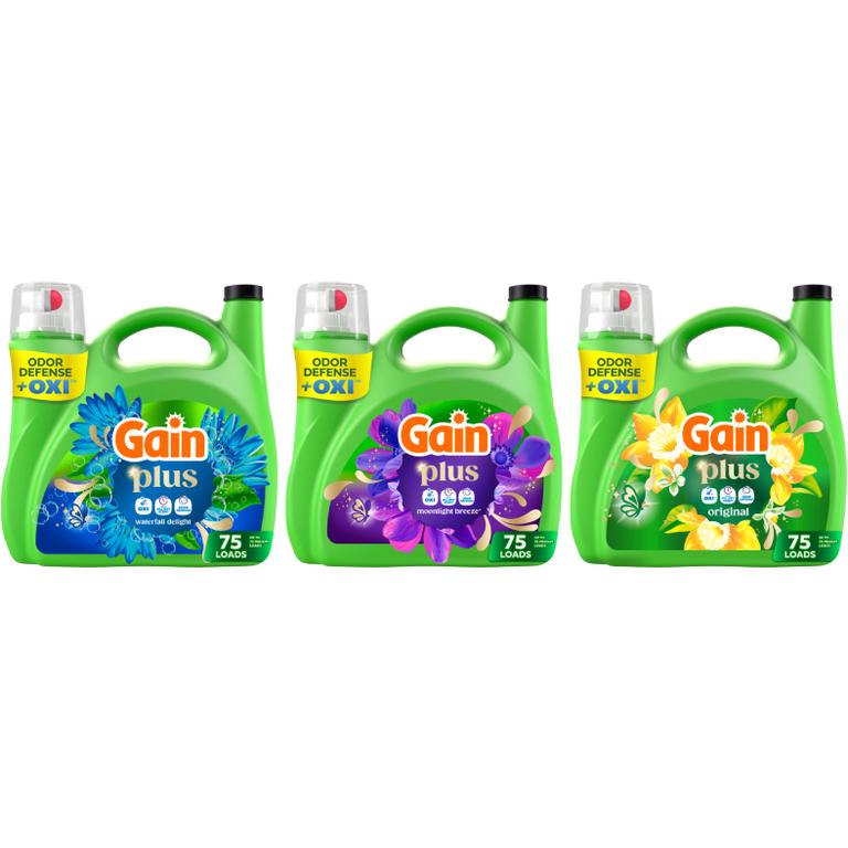 ONE Gain Plus Liquid Laundry Detergent 75 Load/99 oz. Reg. $15.95