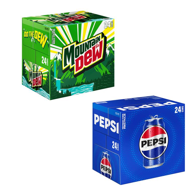 when you buy ONE (1) Pepsi® or Mountain Dew® 24PK