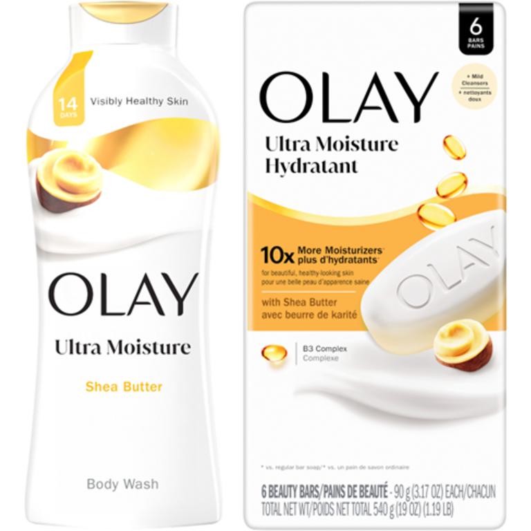 On ONE Olay® Body Wash 18oz and 22oz and Bar Soap 6ct