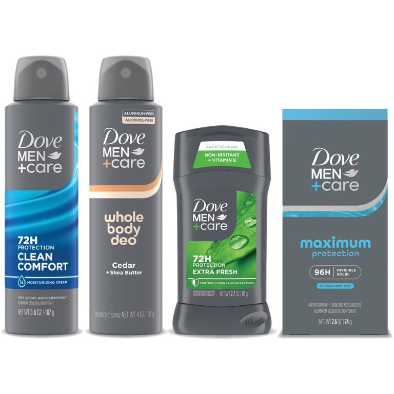 on any ONE (1) Dove Men+Care Antiperspirant or Deodorant Stick, Dry Spray, or Whole Body (excludes Twin Packs and Trial and Travel Sizes)