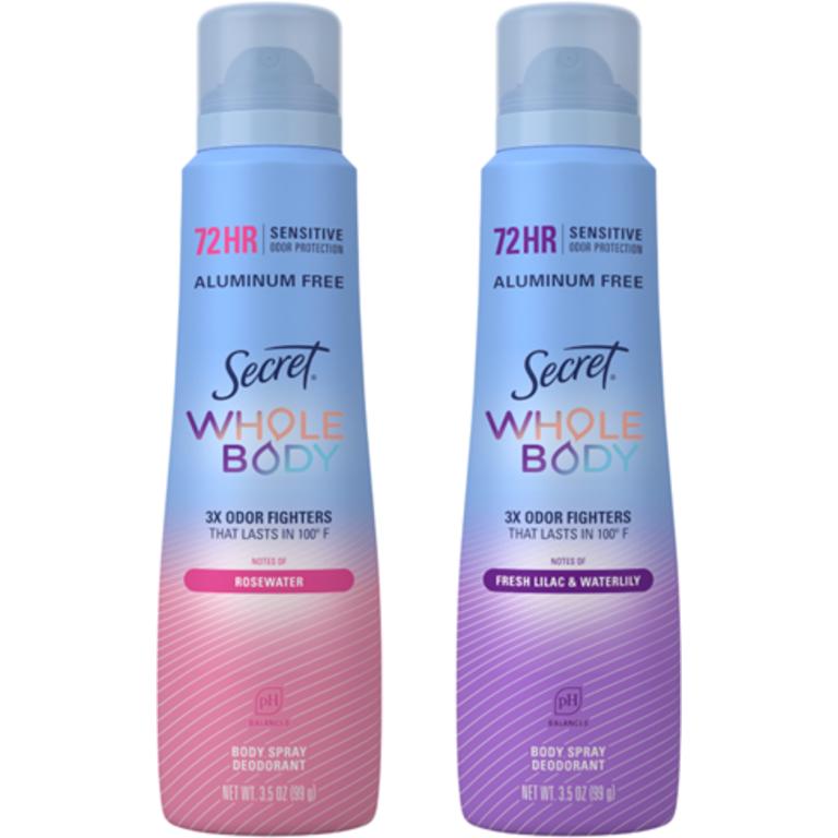 On ONE Secret Whole Body Deodorant 2.4-3.5 oz (excludes trial/travel size)