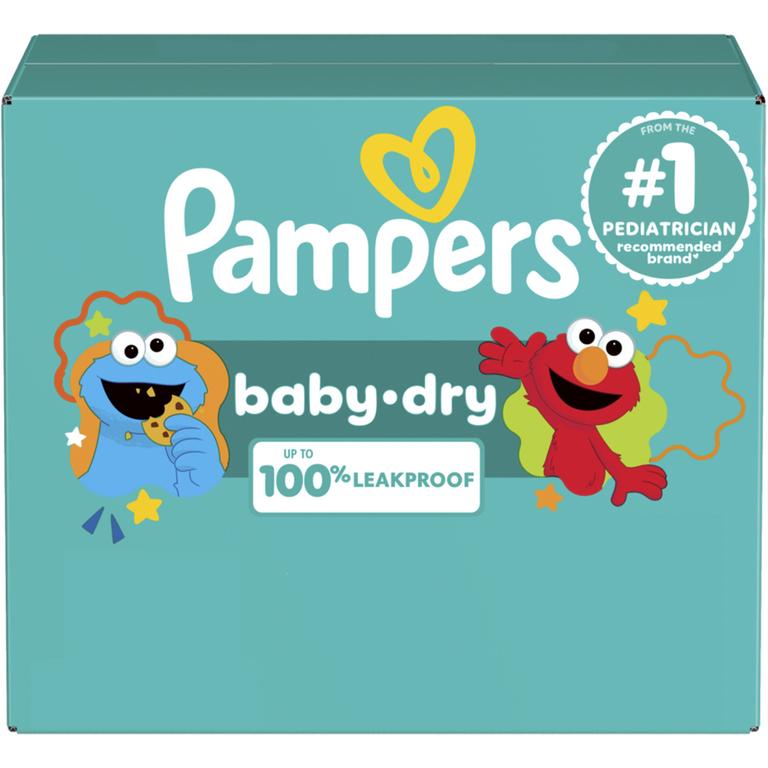 ONE BOX Pampers Baby Dry Diapers (excludes Huge Pack).