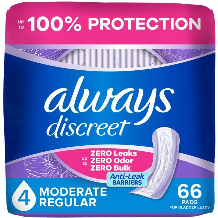 TWO Always Discreet Pads (Select Counts) (excludes trial/travel size)