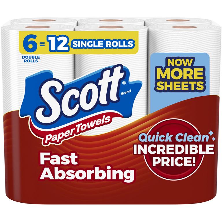 Off ONE (1) Scott® Bath Tissue Comfort Plus 12 Family rolls or Paper Towels 6 Single Plus rolls or 6 Double rolls/