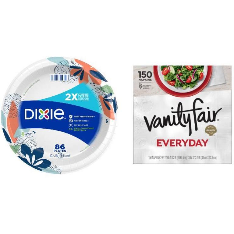 when you spend $12.00 on any Dixie® or Vanity Fair® Product