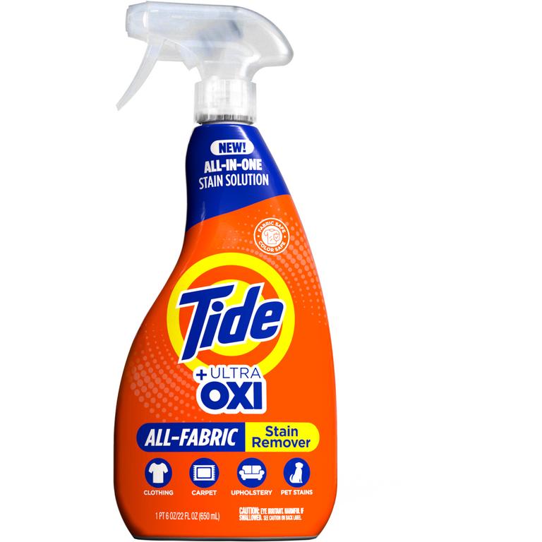 on ONE (1) TIDE + ULTRA OXI ALL-FABRIC STAIN REMOVER (22oz) (Excludes all other Tide Products)