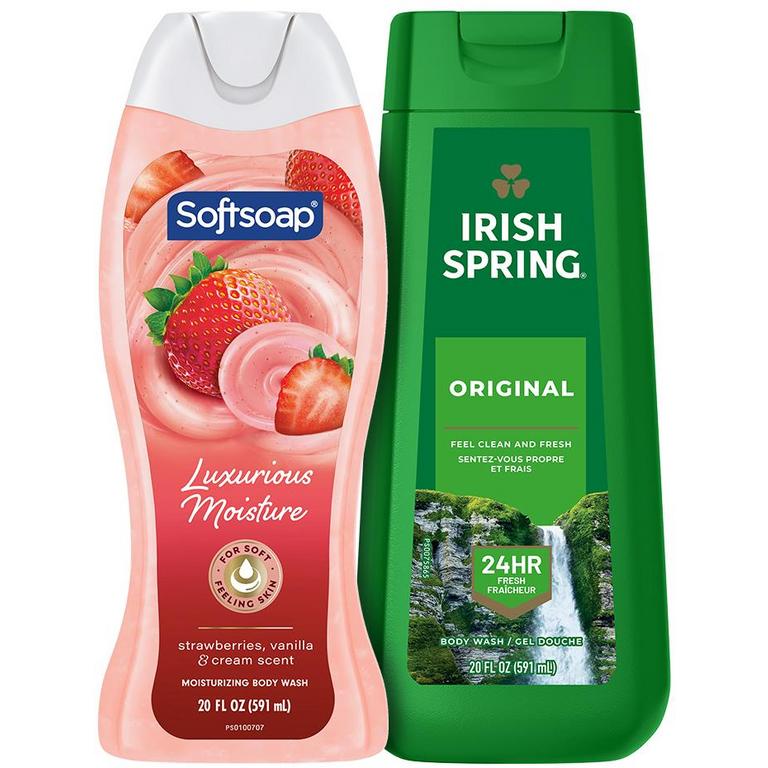 On any ONE (1) Irish Spring or Softsoap Body Wash (20oz or larger)
