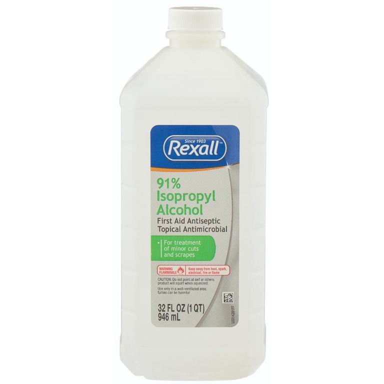Save $0.50 on Rexall 70% or 91% Isopropyl Alcohol 32oz/