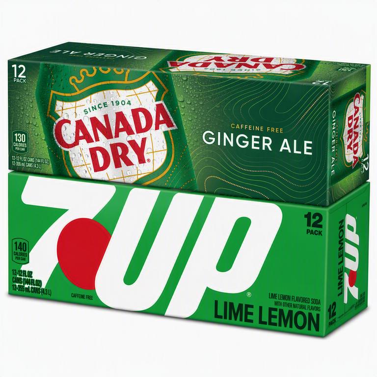 on THREE (3) 12-pack cans of Dr Pepper, 7UP, A&W, Big Red, Canada Dry, RC Cola, Squirt, Sun Drop, or Sunkist Soda (Reg. or Zero Sugar) any flavor*