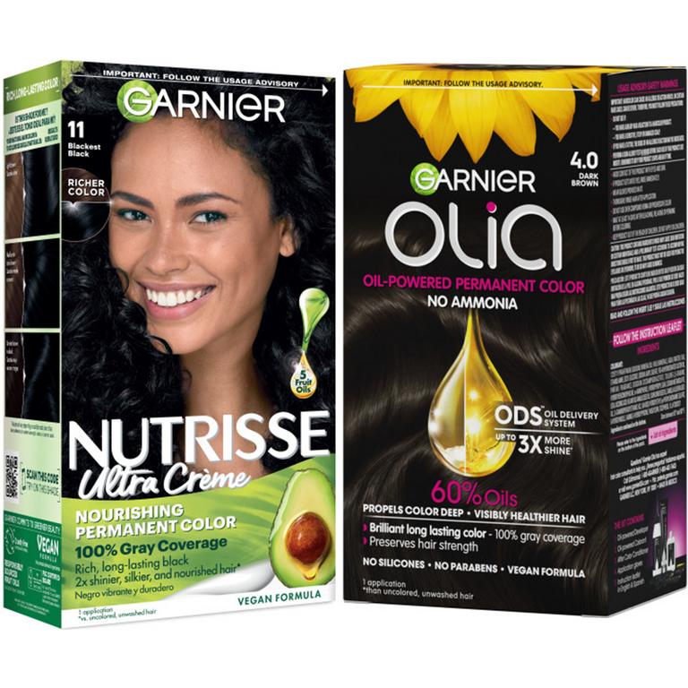 off ANY TWO (2) Garnier® Nutrisse® or Olia® haircolor products