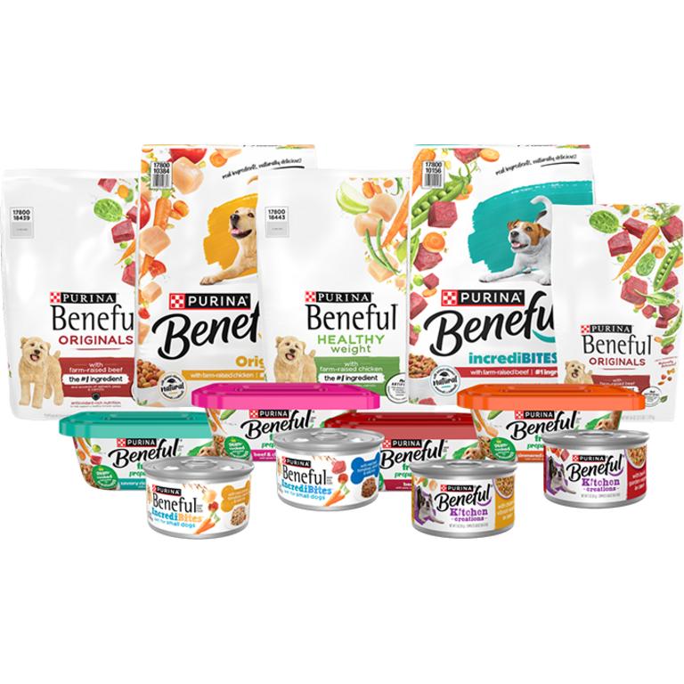 when you spend $25 on ANY Purina® Beneful ® Dry or Wet Dog Food combined/