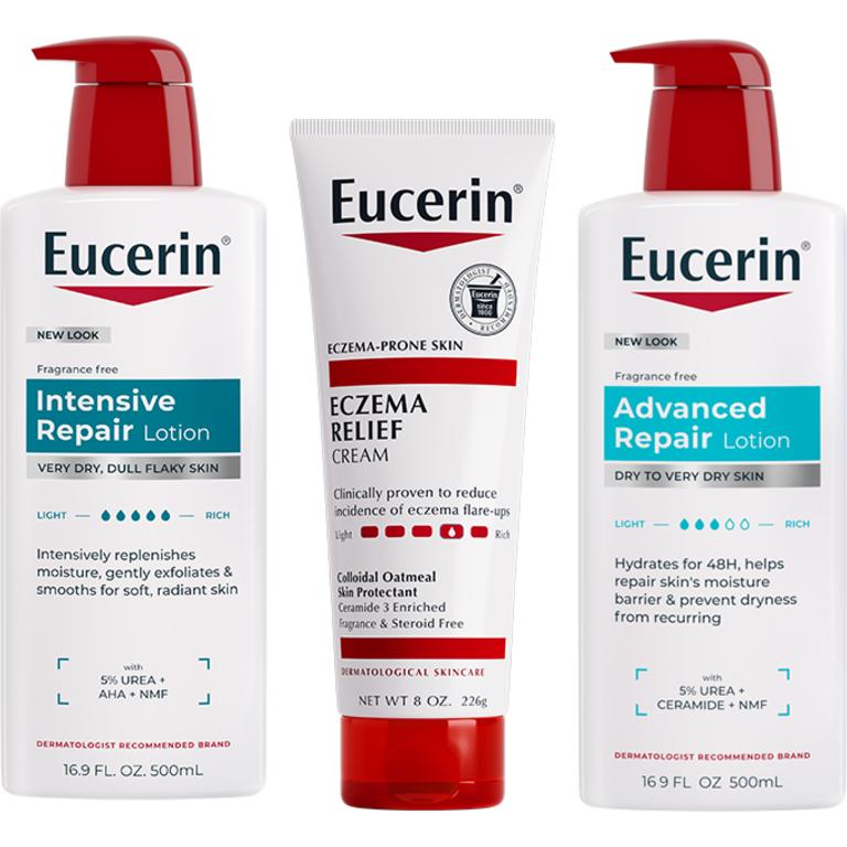 on any* ONE (1) Eucerin® Hand or Body Lotion Product. *Excludes travel/trial items and products under 5 oz.