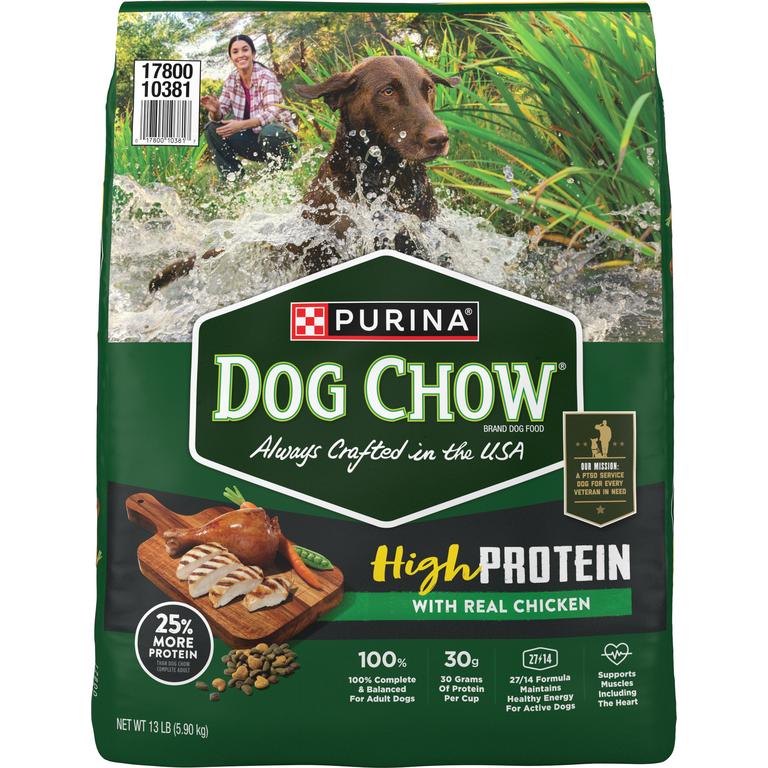 on ONE (1) 12.5 lb - 13 lb bag of Dog Chow® Dry Dog Food