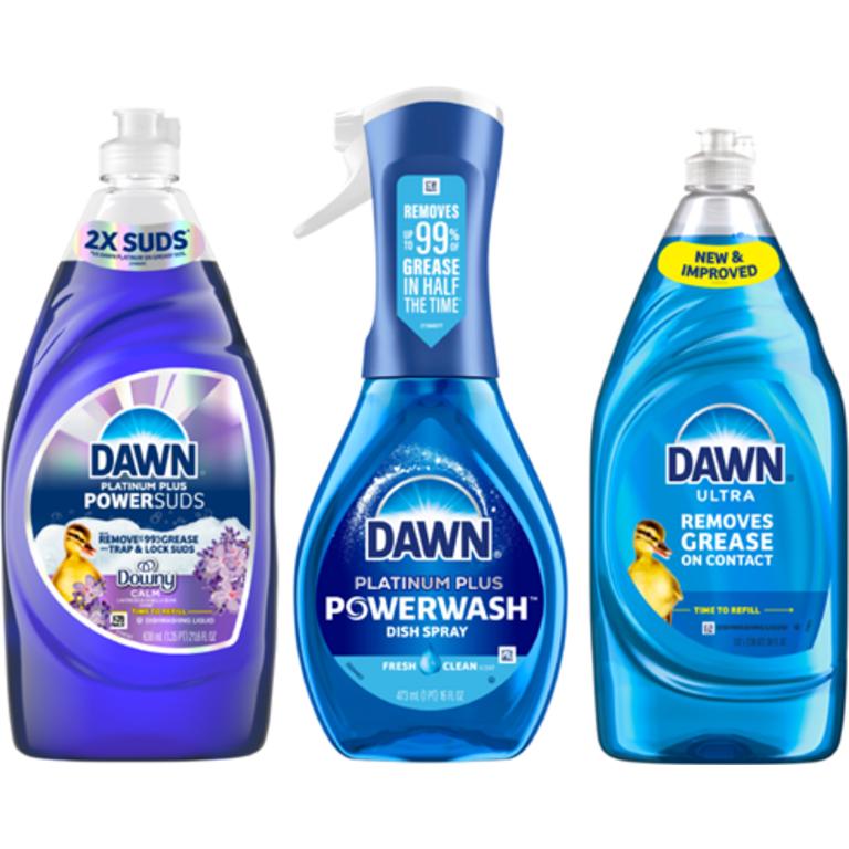On ONE Dawn Ultra 38-67 oz, Dawn Platinum 30-51.5 oz, Dawn Platinum Plus 21.6-38 oz OR Dawn Powerwash Starter Kit or Single Refill/