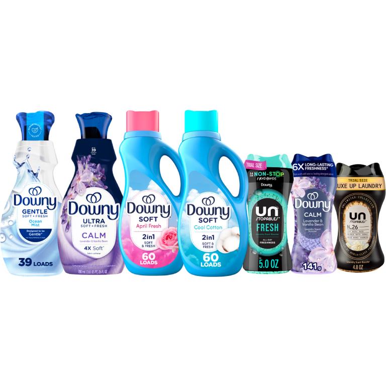 ONE Downy Liquid Fabric Conditioner 60 load/44 oz., Ultra Soft 39 load/26 oz, or Beads 4.8-5oz. Reg. $5.00/