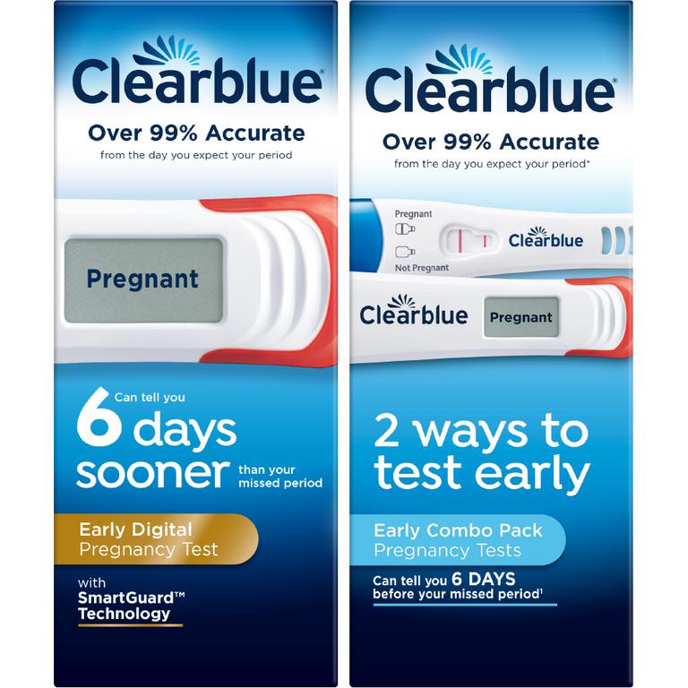 ONE Clearblue Combo or Digital Pregnancy Test.