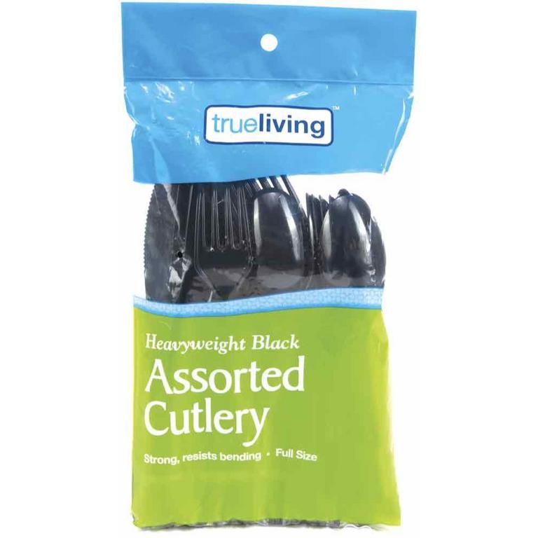 Save $0.50 on True Living Forks, Spoons or Assorted Cutlery 28ct/